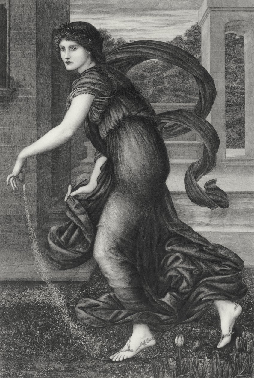 kevät tekijältä Edward Coley (after) Burne Jones