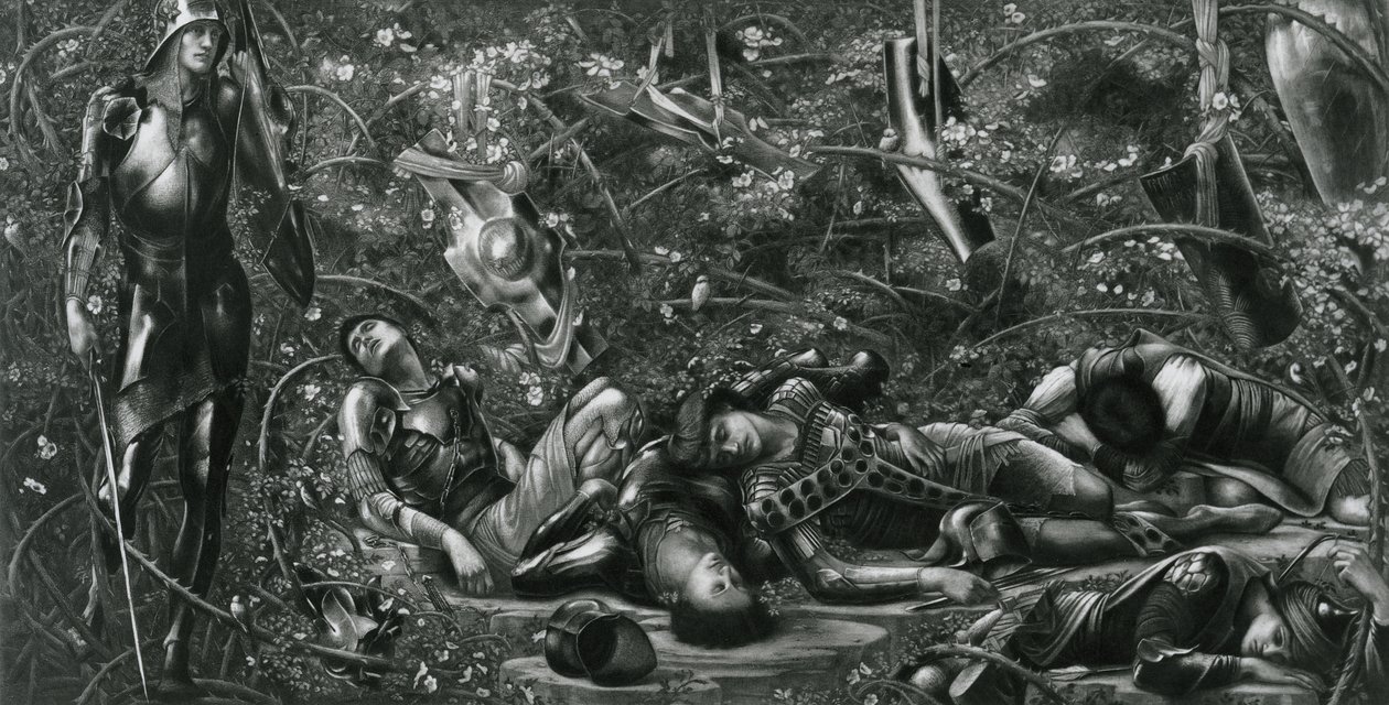 The Briar Wood, Briar Rose -sarjasta tekijältä Edward Coley (after) Burne Jones