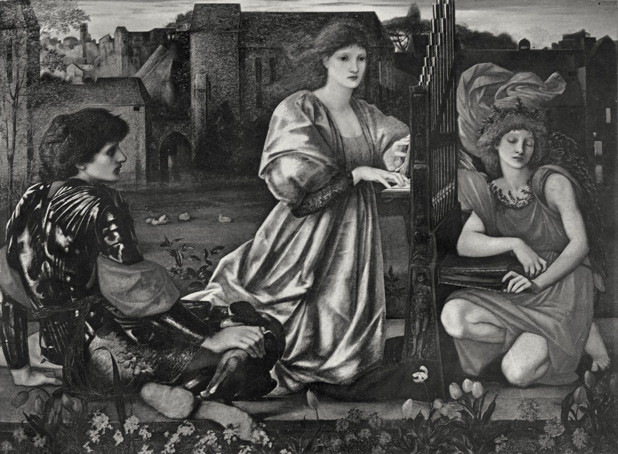 Rakkauslaulu tekijältä Edward Coley (after) Burne Jones