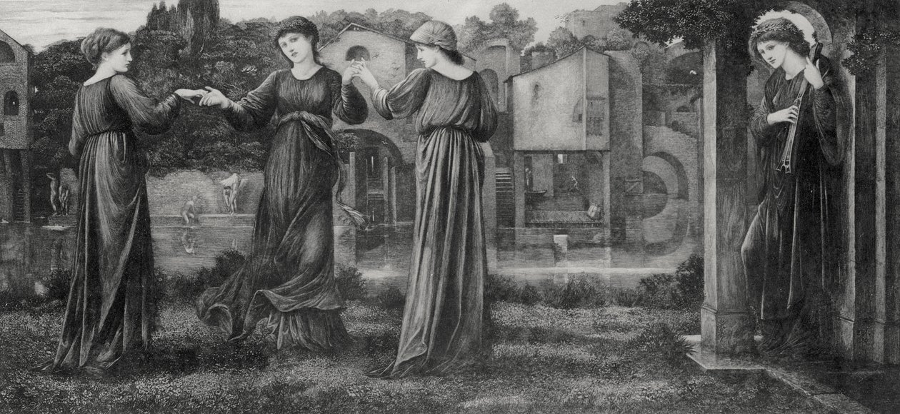 Mylly tekijältä Edward Coley (after) Burne Jones