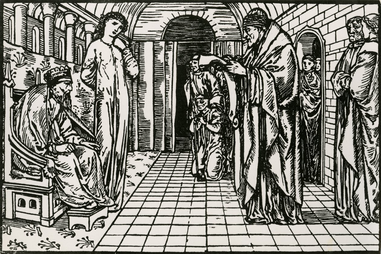 Oraakkeli tekijältä Edward Coley (after) Burne Jones