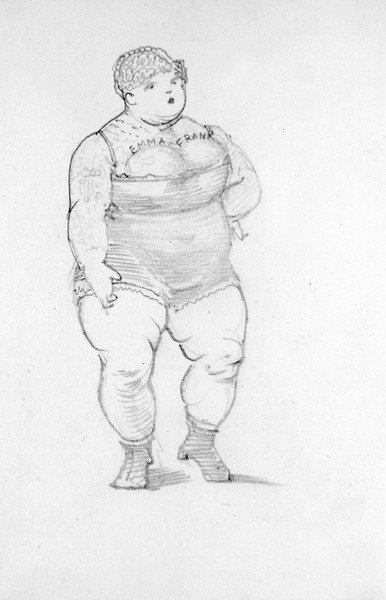 Uiva kaunotar (kynä paperille) (katso myös 356949) tekijältä Edward Coley Burne Jones
