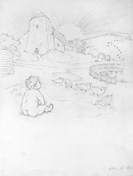Syntymäpäivä - 16. huhtikuuta tekijältä Edward Coley Burne Jones