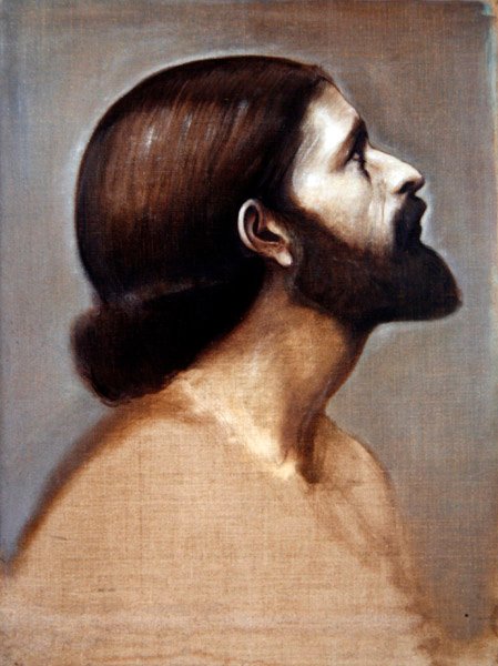 Kuningas Cophetuan muotokuva, n. 1883–1884 (öljy pohjamaalaamattomalle kankaalle) tekijältä Edward Coley Burne Jones