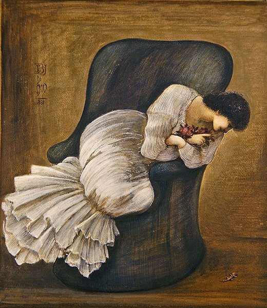 Lady Lewisin muotokuva tekijältä Edward Coley Burne Jones