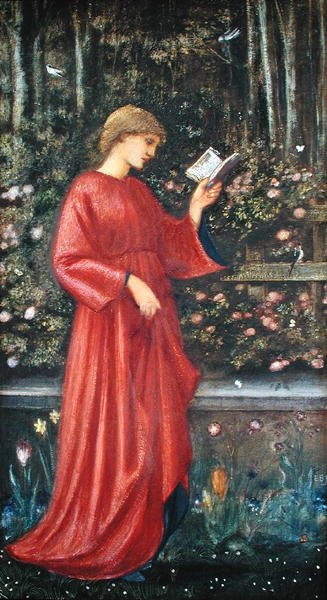 Prinsessa Sabra (pastelli paperille) tekijältä Edward Coley Burne Jones