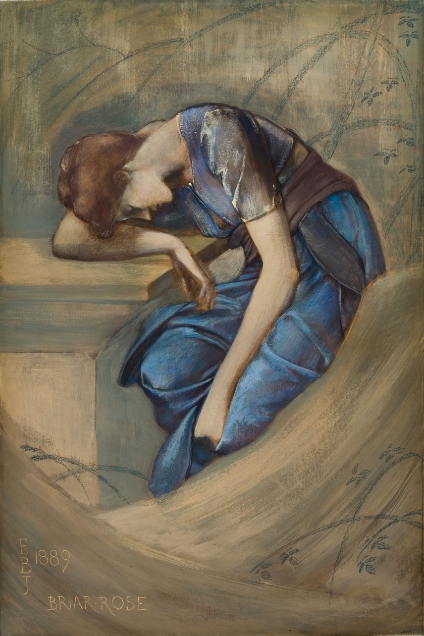 Tutkimus Briar Rose -sarjaan, The Garden Court tekijältä Edward Coley Burne Jones