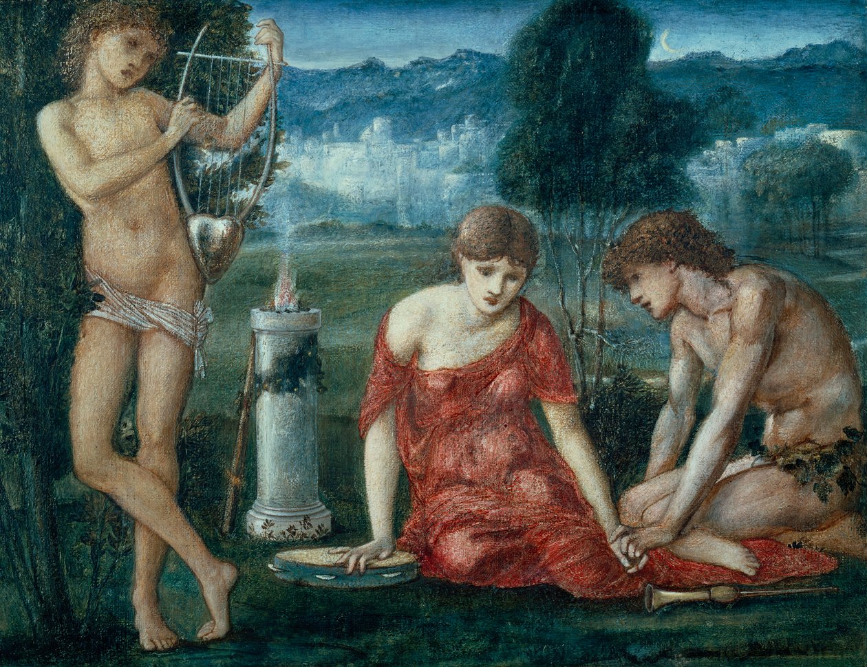 Uhri hymenille, 1875 tekijältä Edward Burne Jones