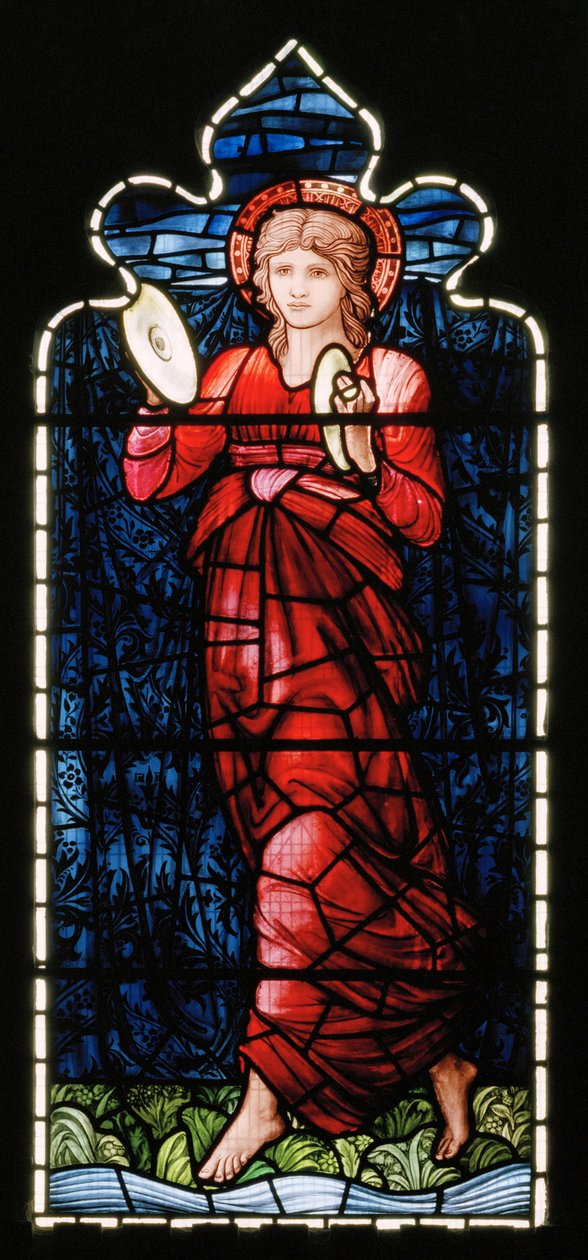 Ashton Under Lyne, Albion Congregational Church, Morris & Co., Edward Burne-Jones, Miriam, 1896. tekijältä Edward Burne Jones