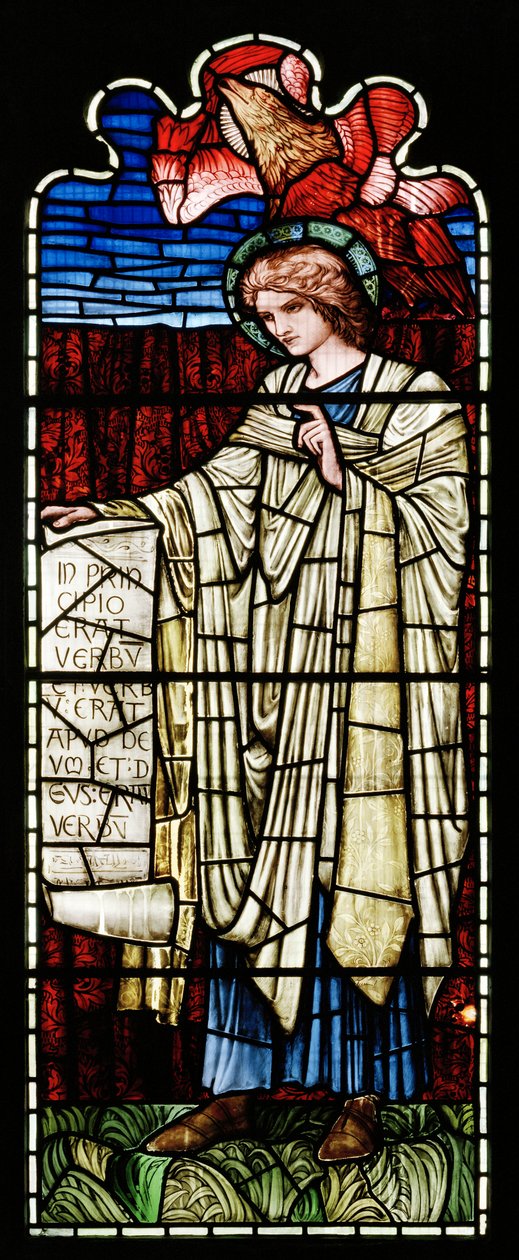 Ashton Under Lyne, Albion Congregational Church, Morris & Co., Edward Burne-Jones, St Matthew, 1896 tekijältä Edward Burne Jones