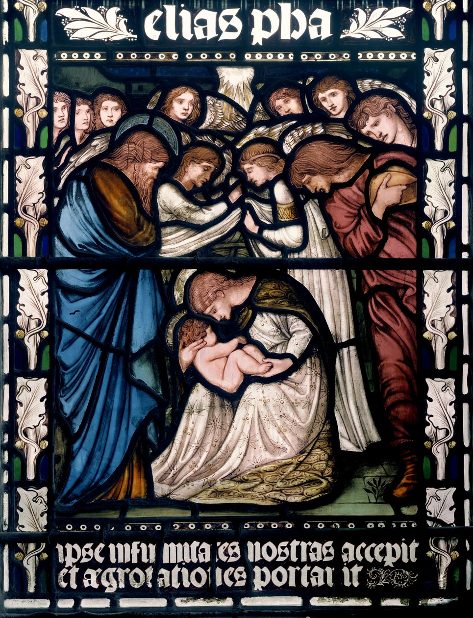 Birmingham, St Martin In The Bull Ring, Morris & Co., Edward Burne-Jones, The Nativity, 1876. tekijältä Edward Burne Jones