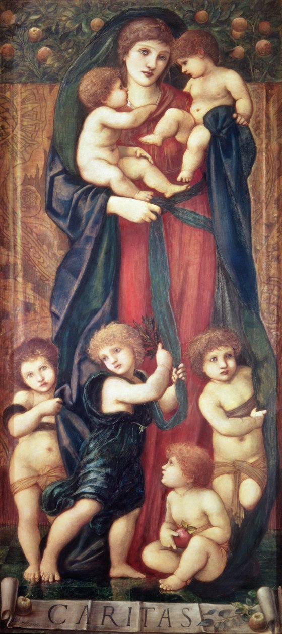 Caritas, 1867 tekijältä Edward Burne Jones