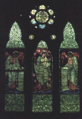 Kristuksen taivaaseenastuminen tekijältä Edward Burne Jones
