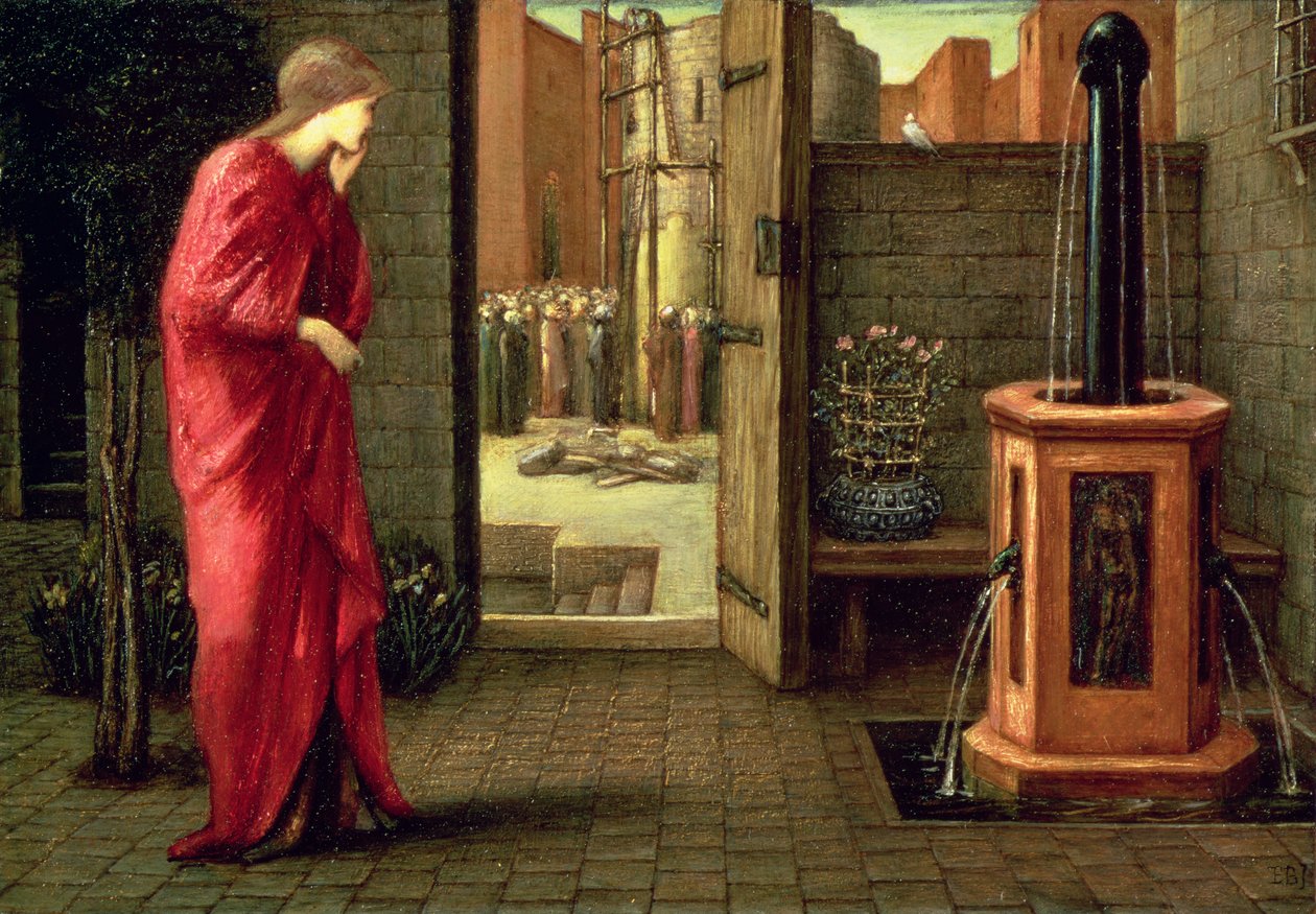 Huonekalut ja erilaiset esineet 1100- ja 1300-luvuilta tekijältä Edward Burne Jones