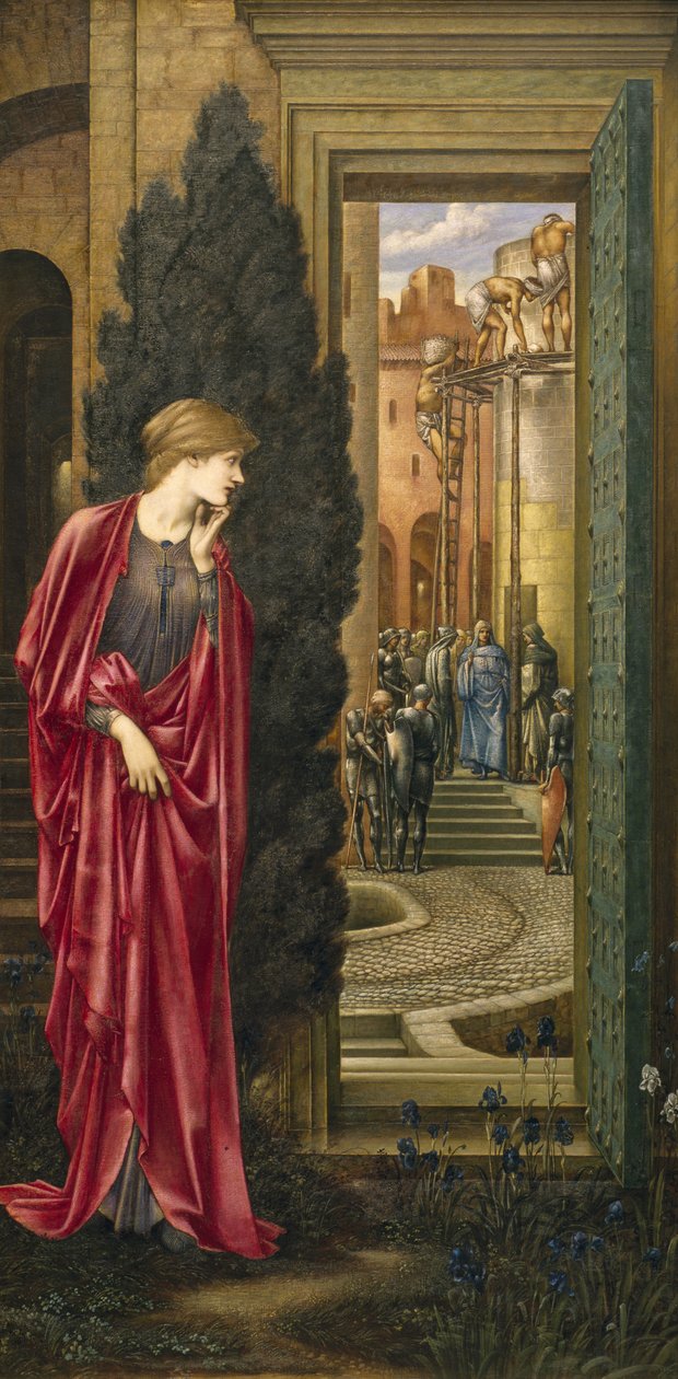 Danae tai Messinkitorni tekijältä Edward Coley Burne Jones