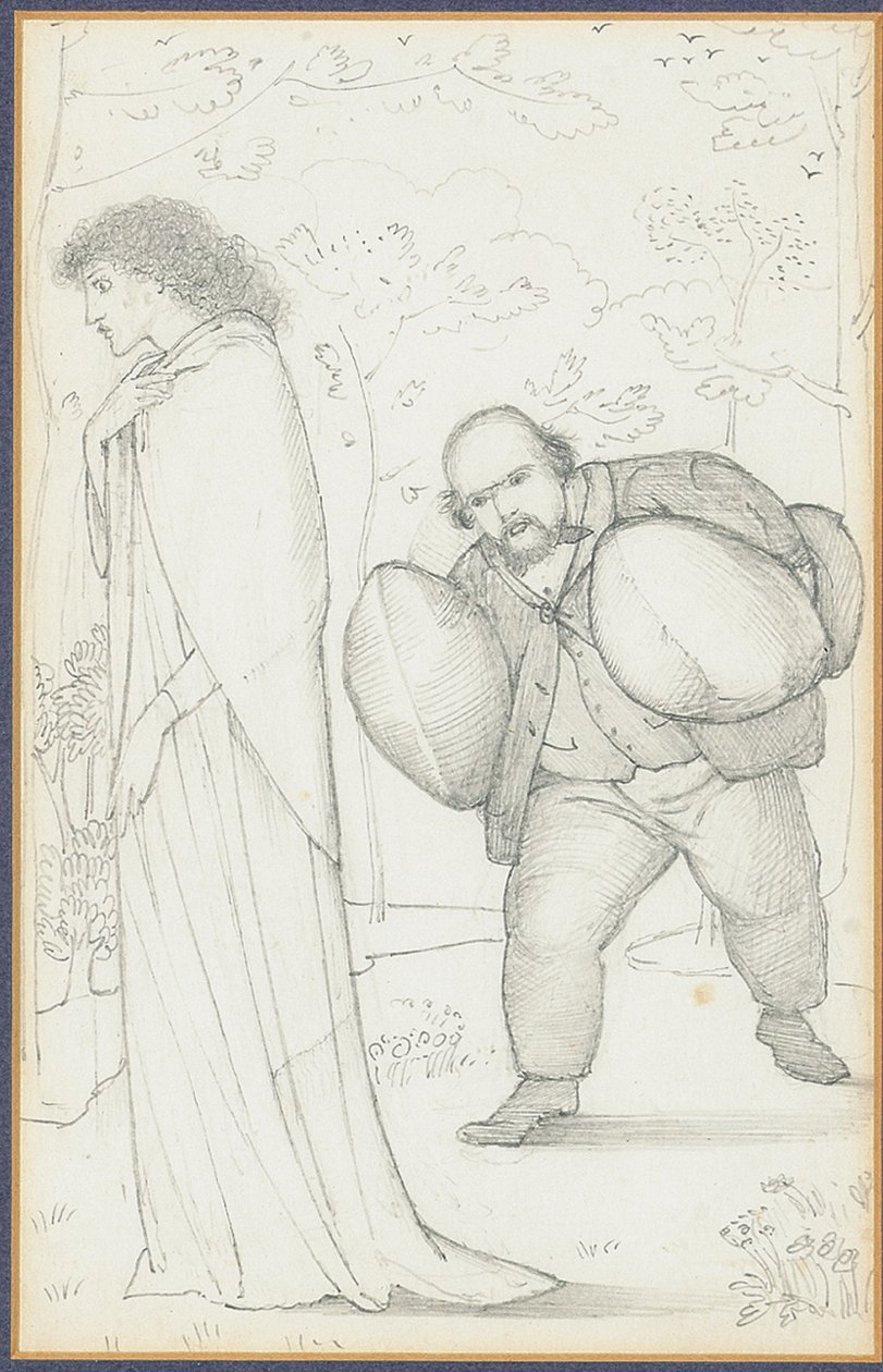 Dante Gabriel Rossetti tuo tyynyt Jane Morrisille tekijältä Edward Burne Jones