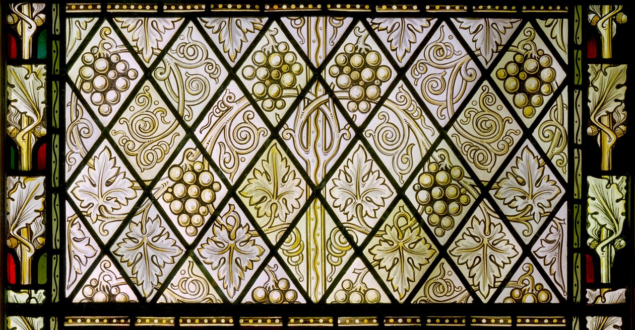 Yksityiskohta lasimaalausikkunasta, noin 1896 tekijältä Edward Coley Burne Jones