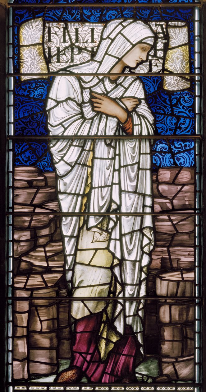 Edinburgh, St Giles Cathedral, Morris & Co., Edward Burne-Jones, Jepthas Daughter, 1886 tekijältä Edward Burne Jones