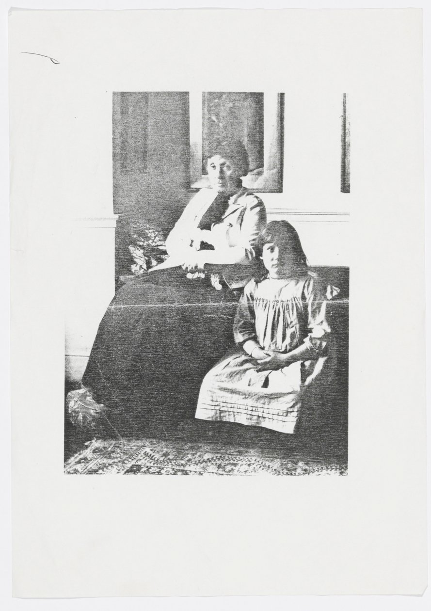 Kirje taiteilijan tyttärentytär Angela Thirkellille (kynä paperille) tekijältä Edward Burne Jones