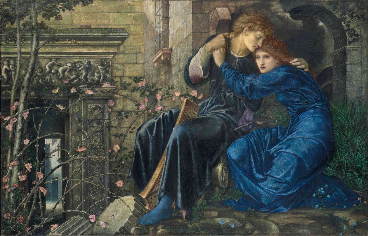 Rakkaus raunioiden keskellä tekijältä Edward Burne Jones