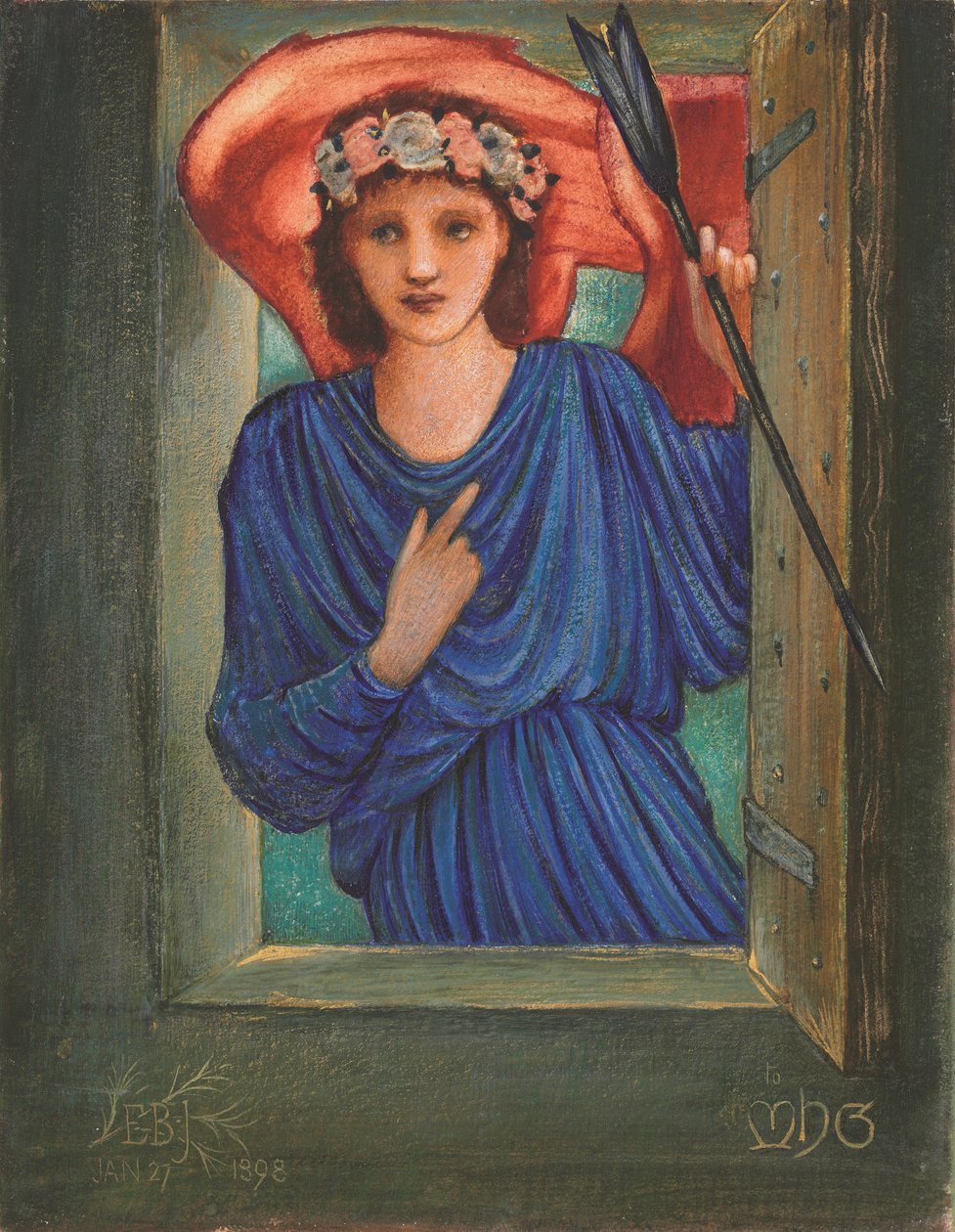 Rakkaus ikkunassa tekijältä Edward Coley Burne Jones