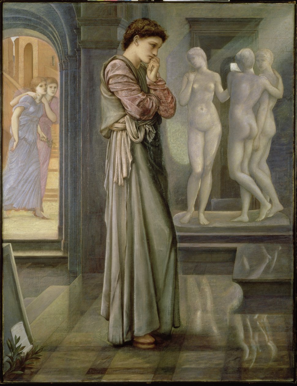 Pygmalion ja kuva: Sydänhalut, 1868 tekijältä Edward Burne Jones