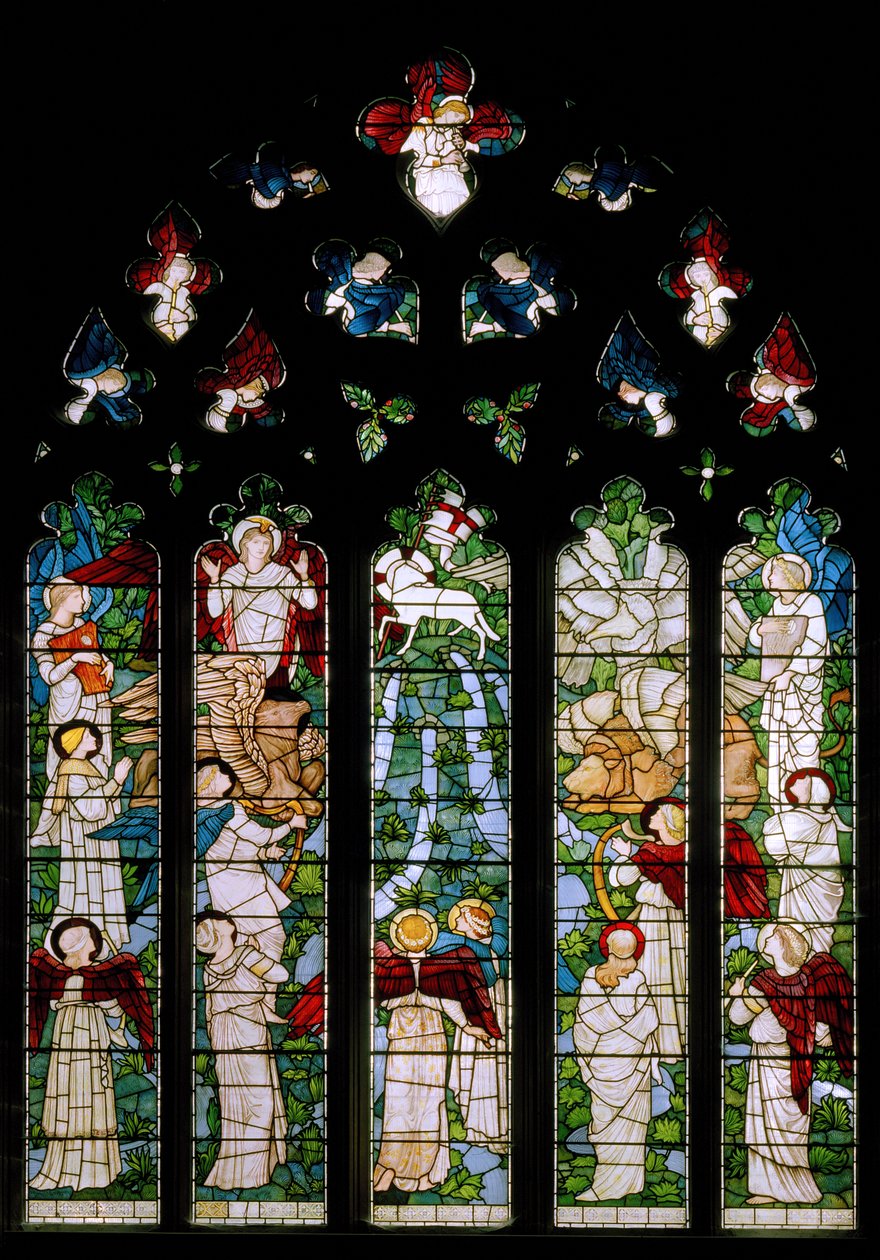 Rivers Of Paradise, 1875 tekijältä Edward Burne Jones