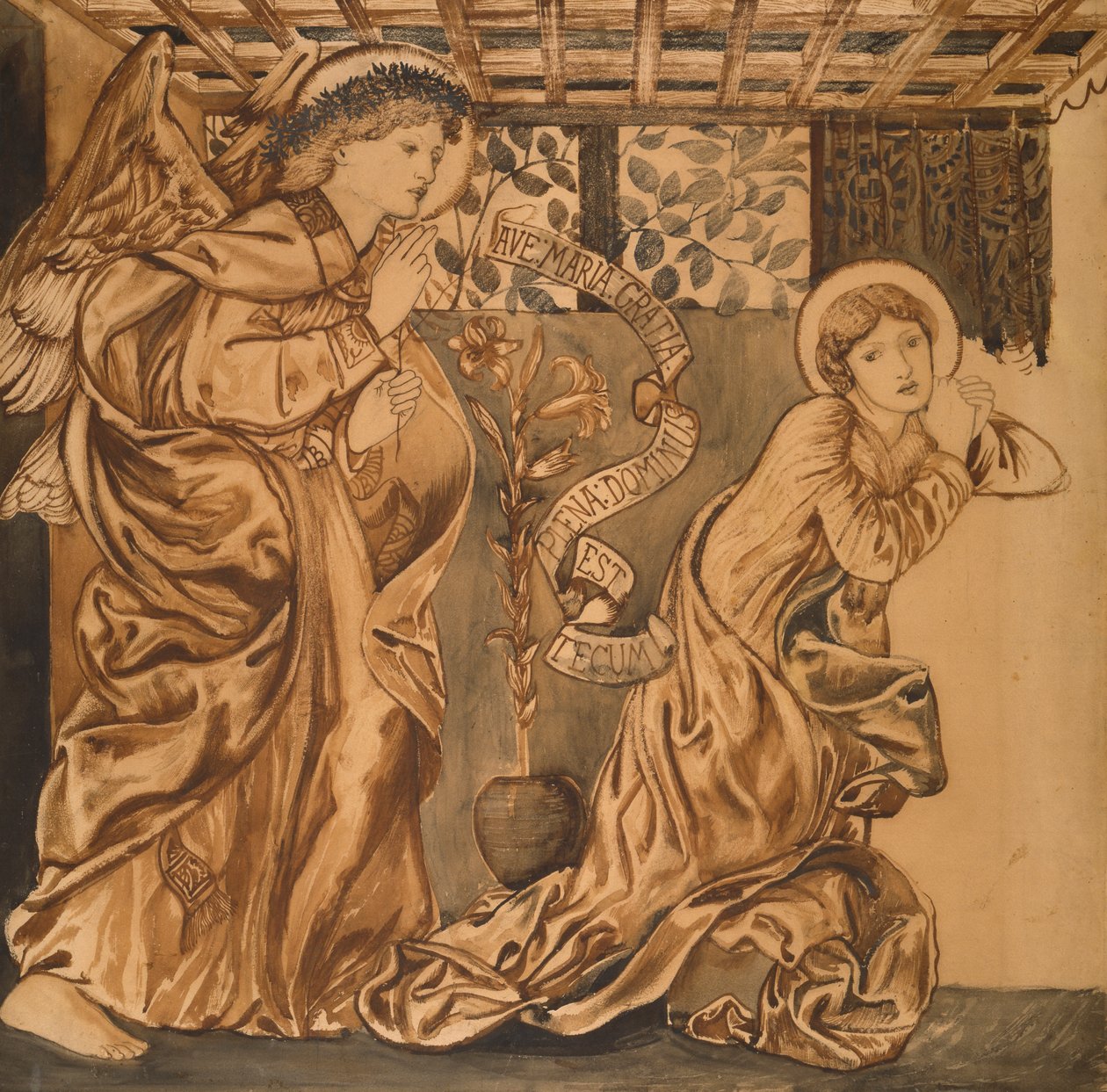 Ilmestys, noin 1862 tekijältä Edward Burne Jones