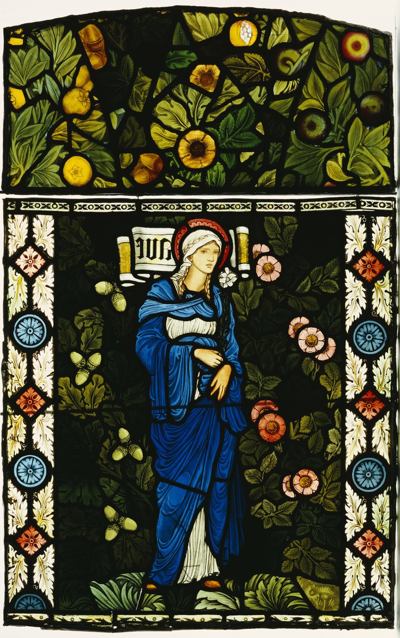 Siunattu Neitsyt Maria, Morris & Co. tekijältä Edward Burne Jones