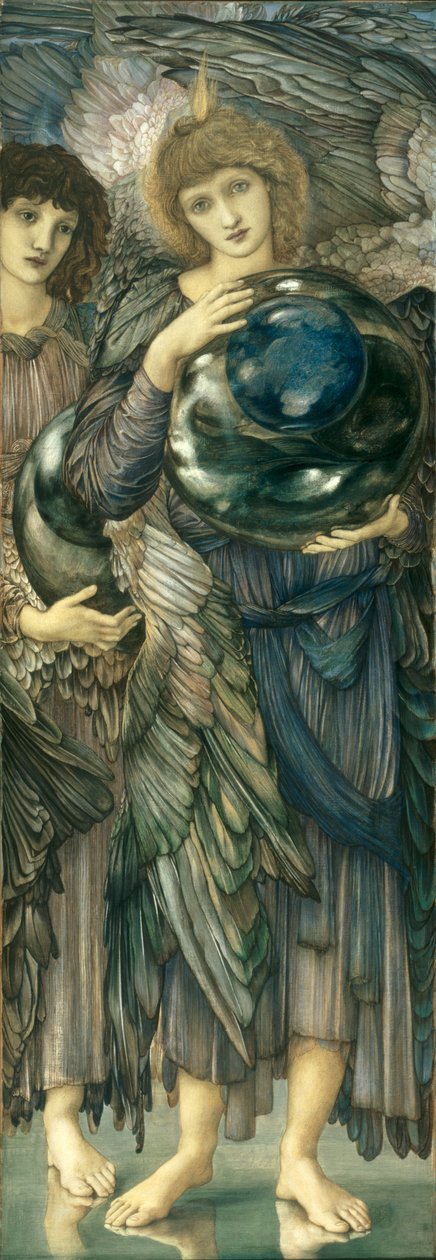 Huonekalut ja erilaiset esineet 1100- ja 1300-luvuilta tekijältä Edward Burne Jones
