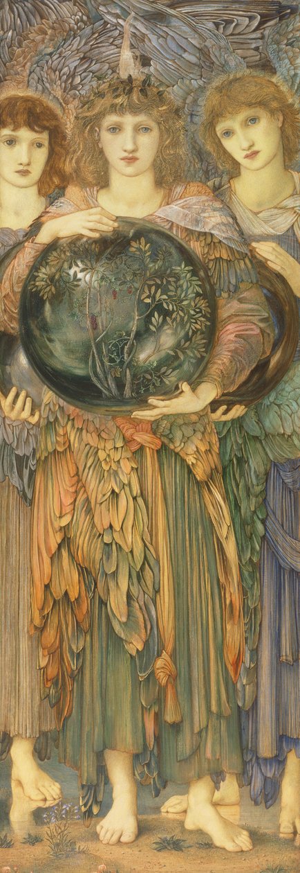 Huonekalut ja erilaiset esineet 1100- ja 1300-luvuilta tekijältä Edward Burne Jones