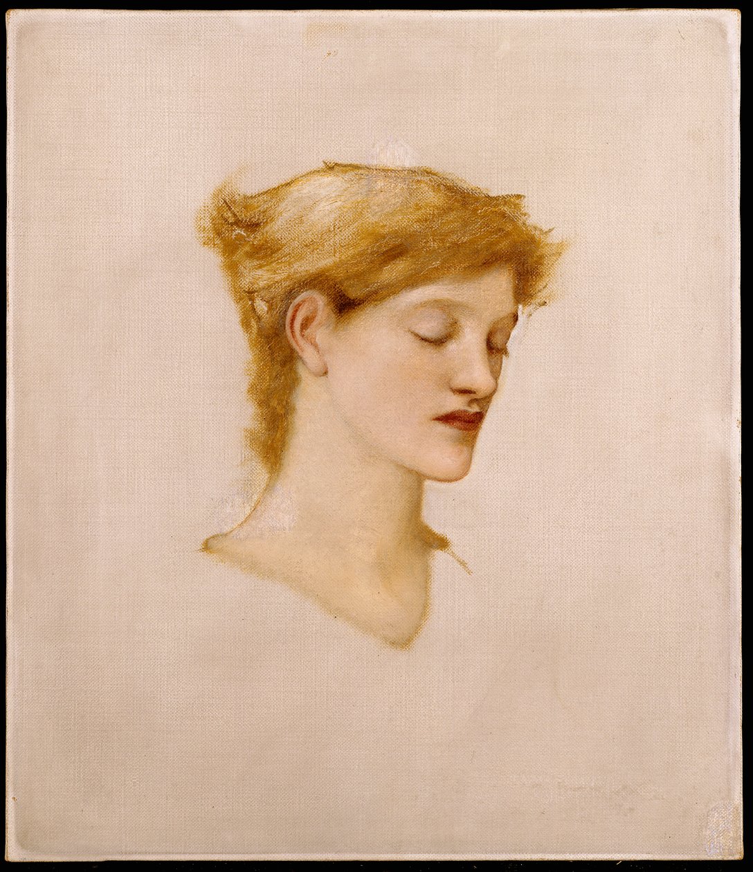 Naisen Pää tekijältä Edward Burne Jones