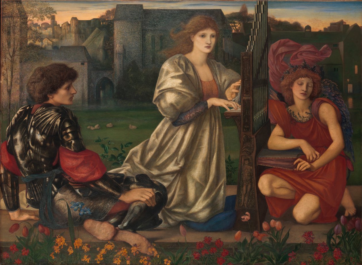 Rakkauslaulu, 1868-77 tekijältä Edward Burne Jones