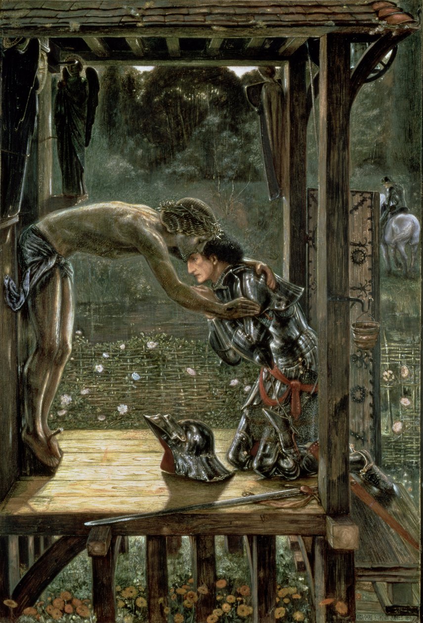 Armollinen ritari, 1863 tekijältä Edward Burne Jones