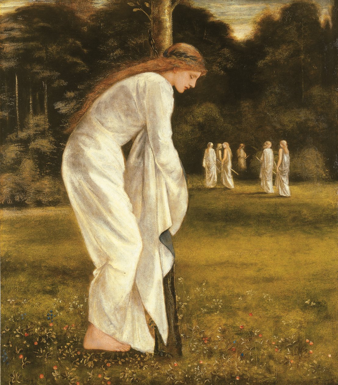 Prinsessa sidottu puuhun tekijältä Edward Burne Jones
