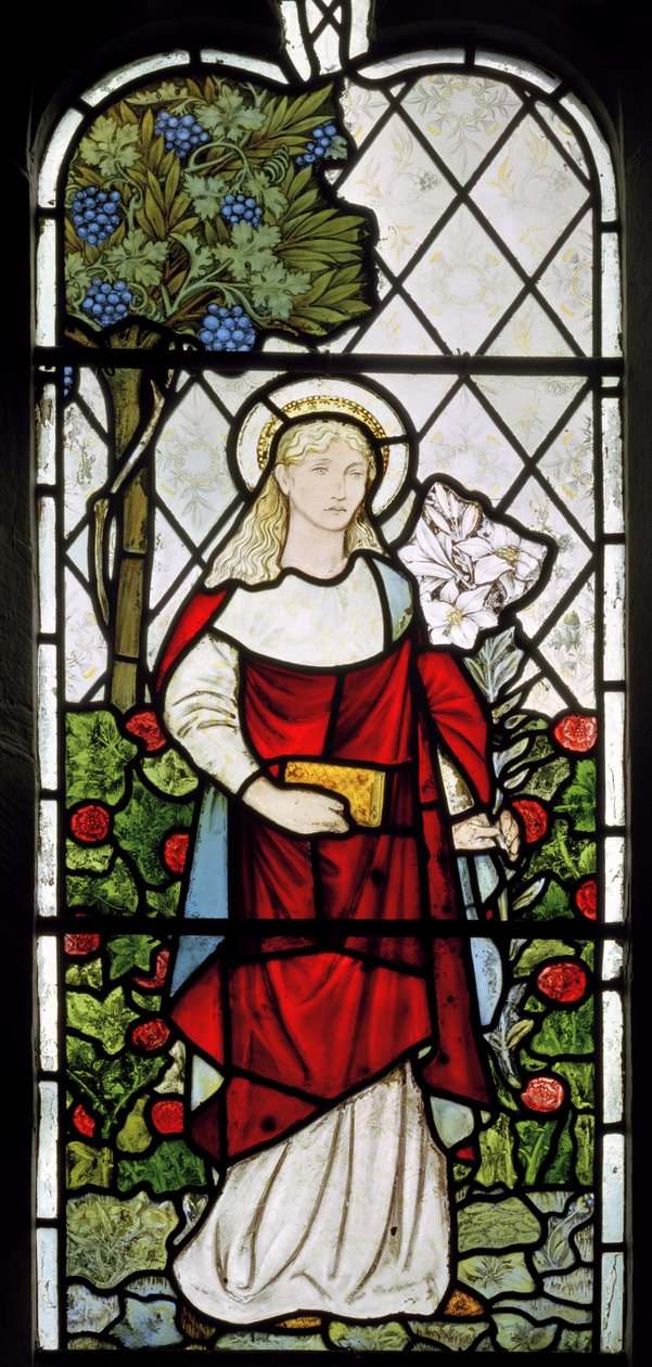 Neitsyt Maria, 1873 tekijältä Edward Burne Jones