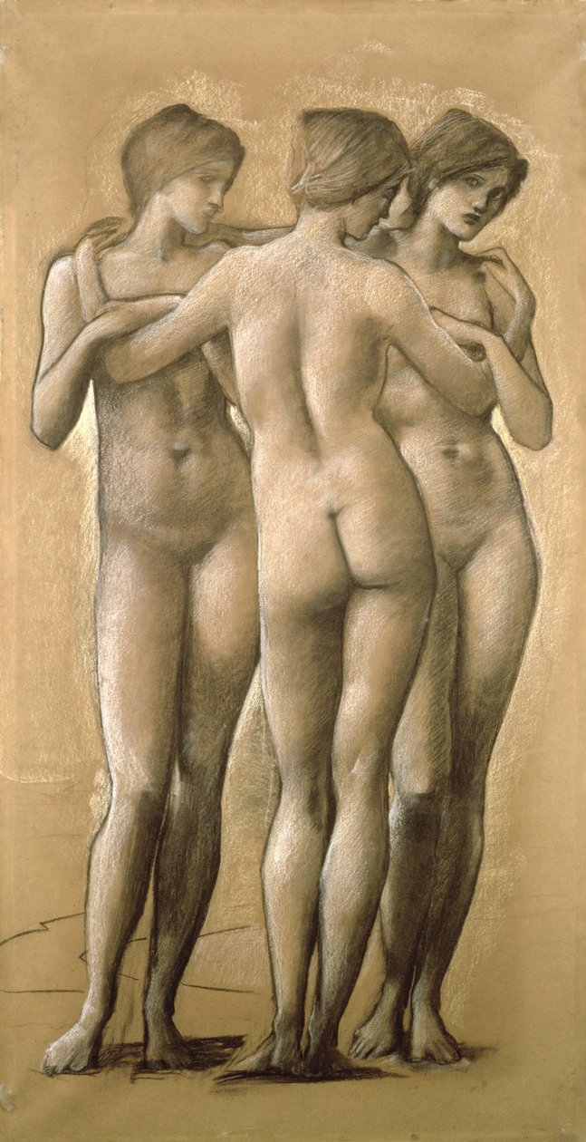 Venus Concordia - Kolmen armon tutkimus, 1895 tekijältä Edward Burne Jones