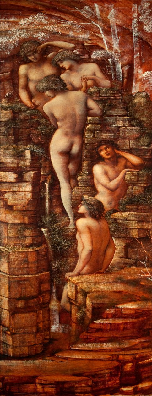 Wood Nymphs, 1881-85 tekijältä Edward Burne Jones