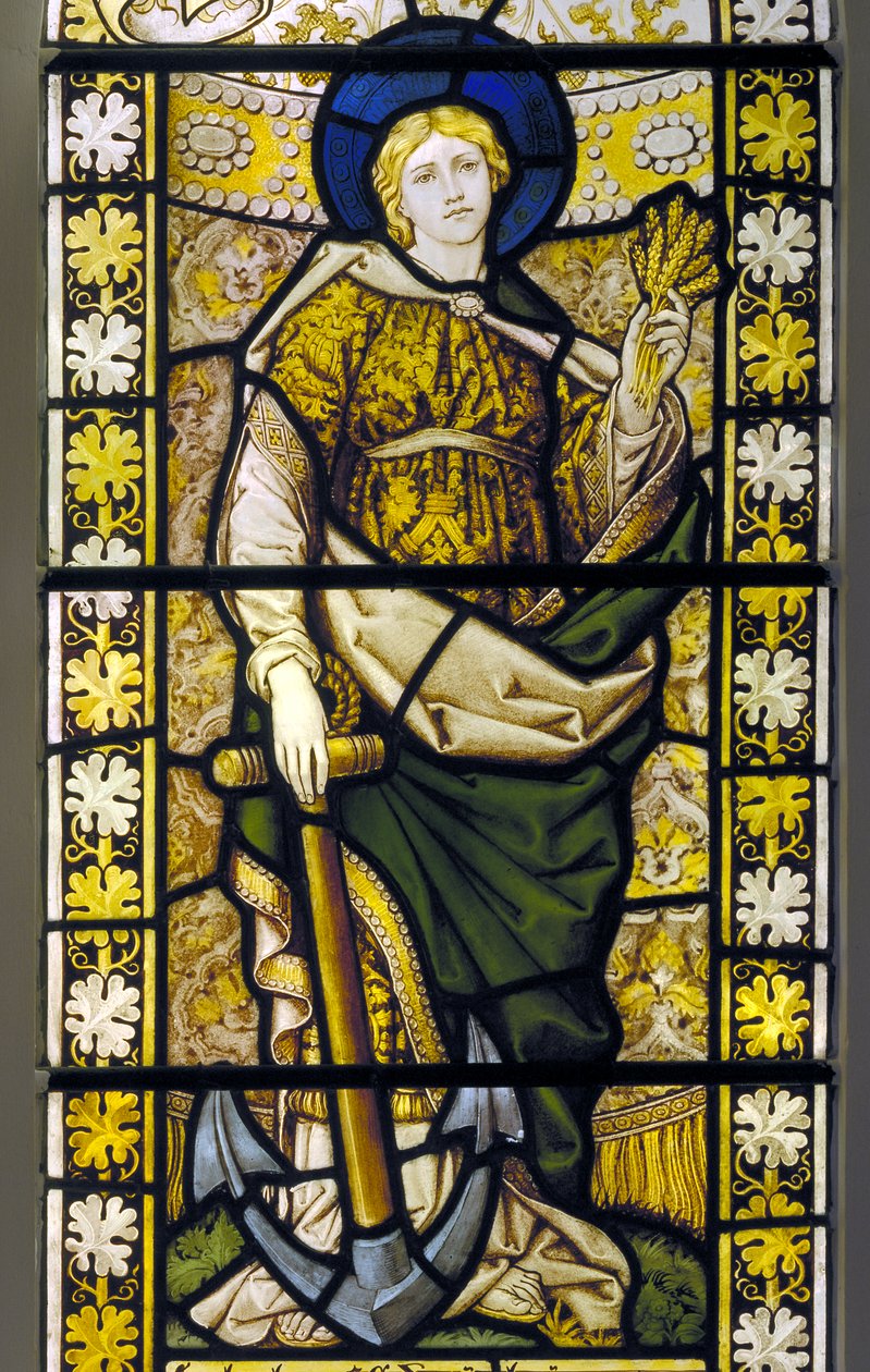 Forest Green, Holy Trinity, Burlison & Grylls, Edward Burne-Jonesin mukaan, Hope 1896 tekijältä Edward Coley after Burne Jones