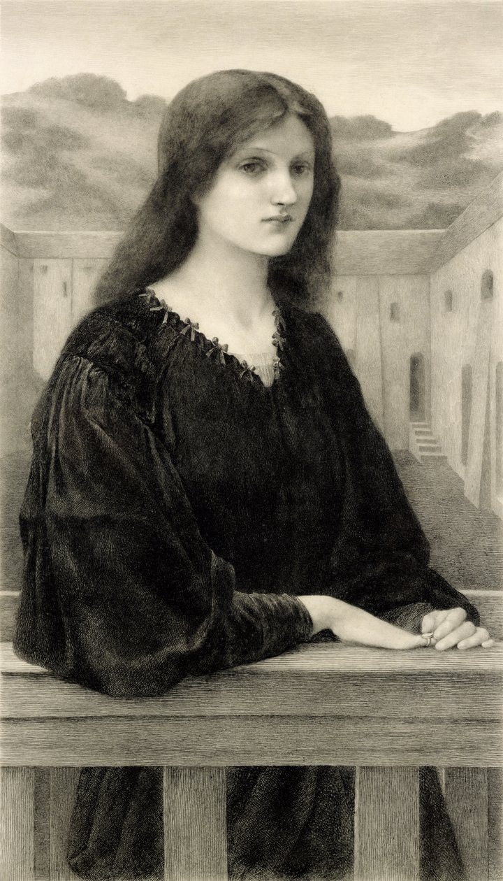 Huonekalut ja erilaiset esineet 1100- ja 1300-luvuilta tekijältä Edward Coley after Burne Jones