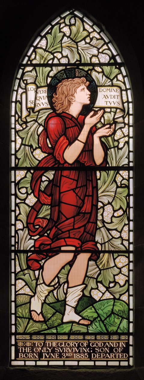 Wilden, All Saints, Morris & Co., Edward Burne-Jones, John Henry Dearle (1859-1932), Samuel, 1902-1914, Louisa, Alfred, Baldwinit, pääministeri, metodisti, Worcestershire, Arts & Crafts, Rudyard tekijältä Edward Coley and Dearle Burne Jones