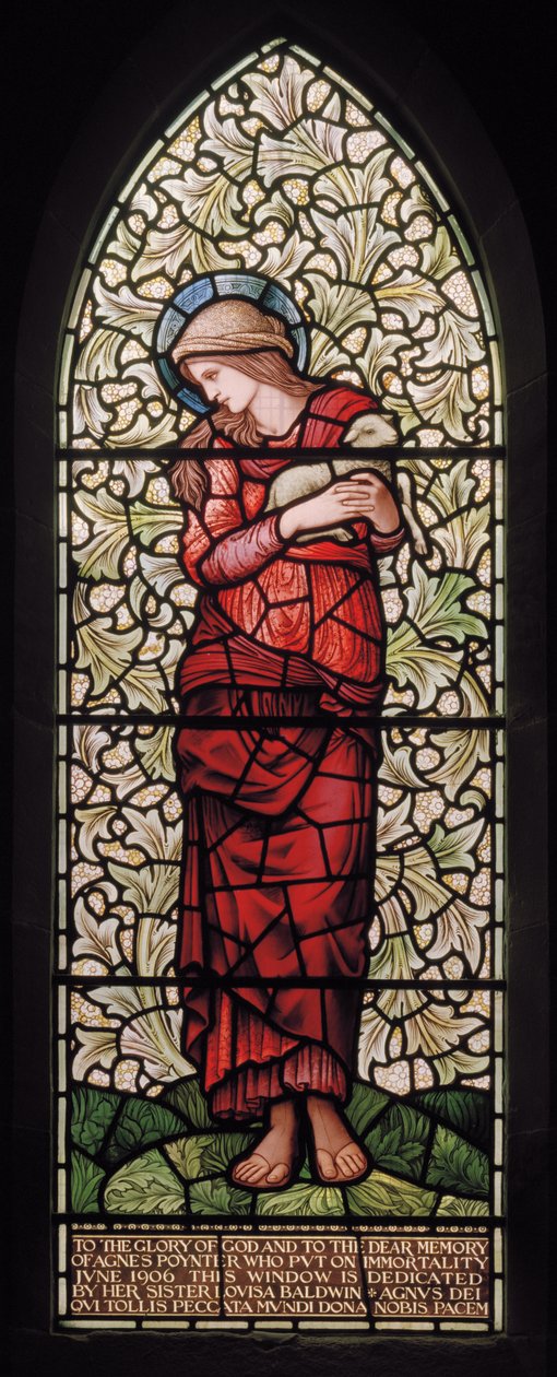Wilden, All Saints, Morris & Co., Edward Burne-Jones, John Henry Dearle (1859-1932), St Agnes, 1902-1914, Louisa, Alfred, The Baldwins, pääministeri, metodisti, Worcestershire, Arts & Crafts, Rudyar tekijältä Edward Coley and Dearle Burne Jones