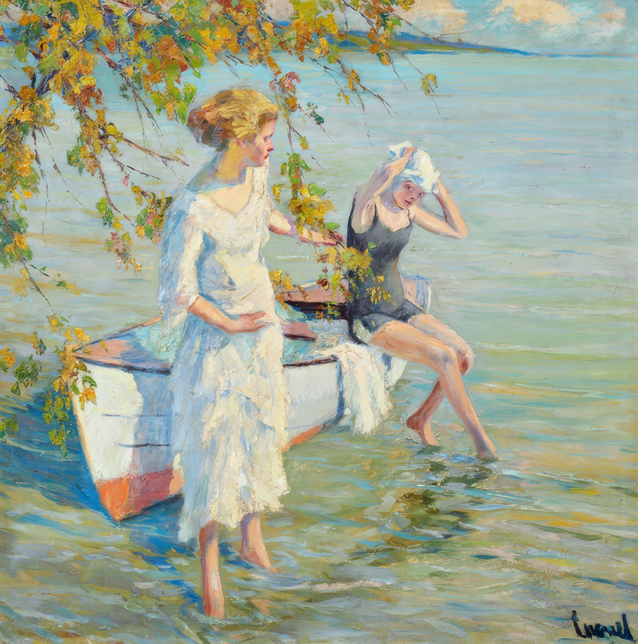 "Kylpylässä" tekijältä Edward Cucuel