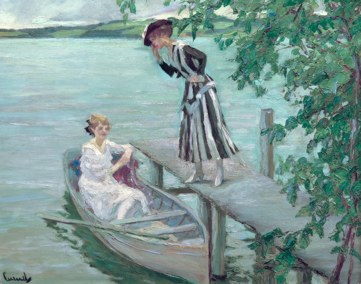 Laiturilla tekijältä Edward Cucuel