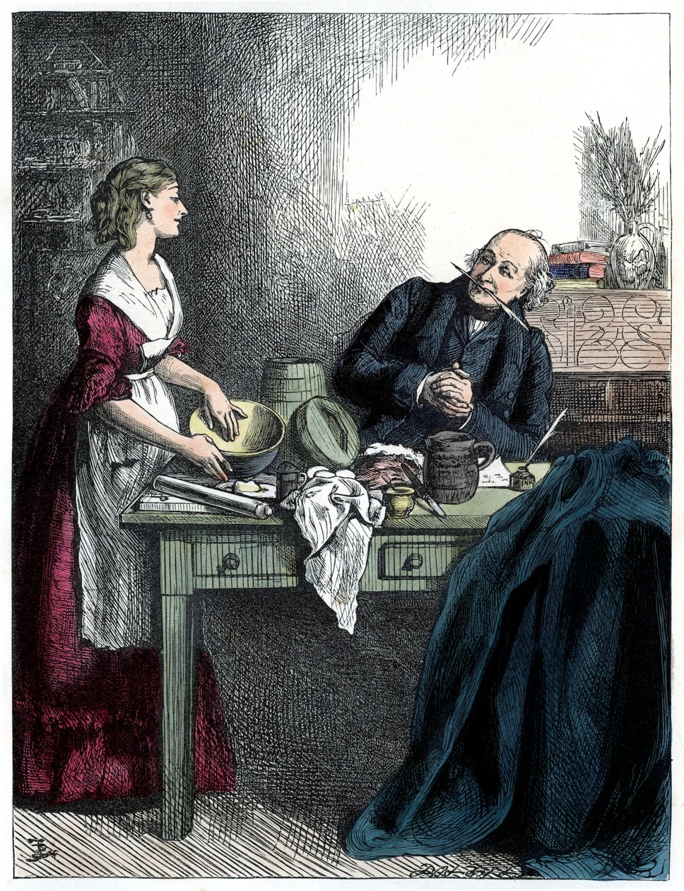 Charles Dickensin Martin Chuzzlewit tekijältä Edward Dalziel