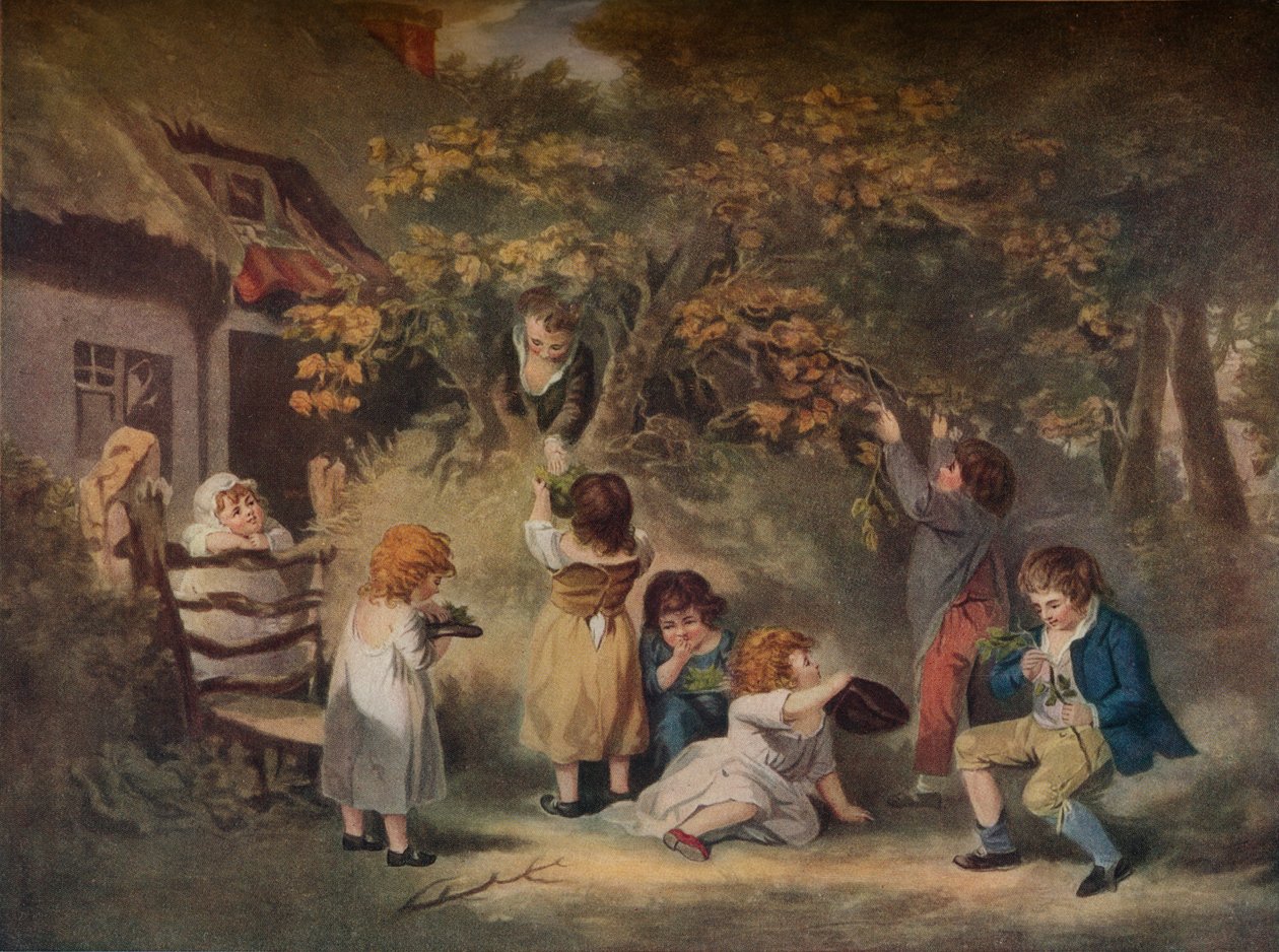 Children Nutting, c1783 tekijältä Edward Dayes