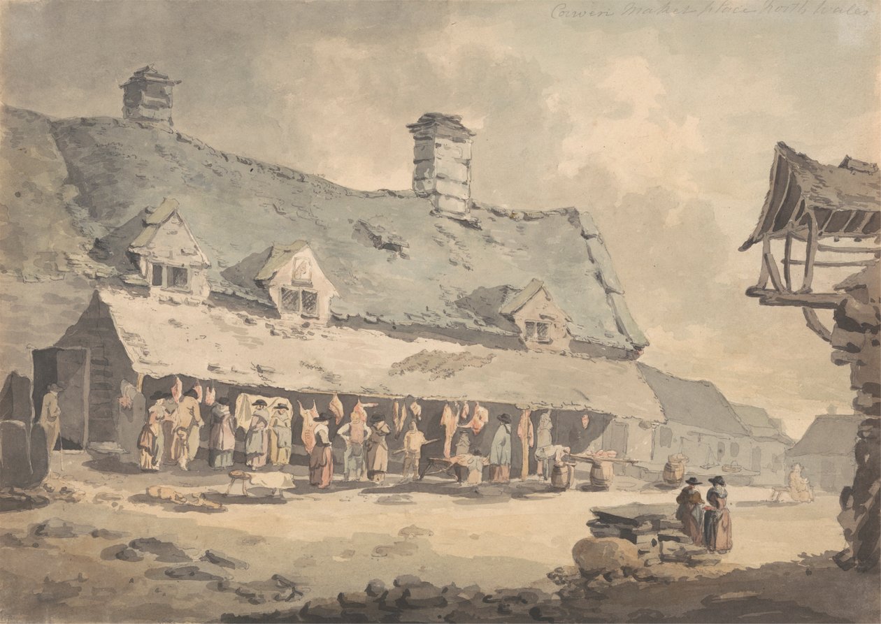 Corwen Marketplace, Pohjois-Wales tekijältä Edward Dayes