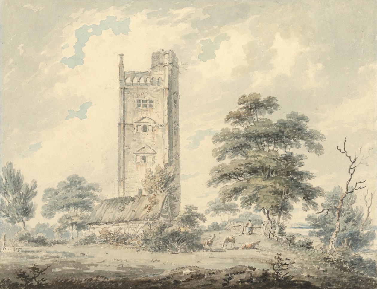 Freston Tower, Suffolk tekijältä Edward Dayes