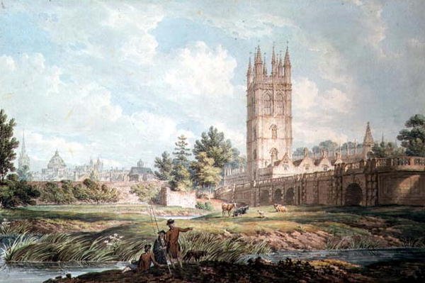 Magdalen College and Bridge, Oxford, joelta tekijältä Edward Dayes