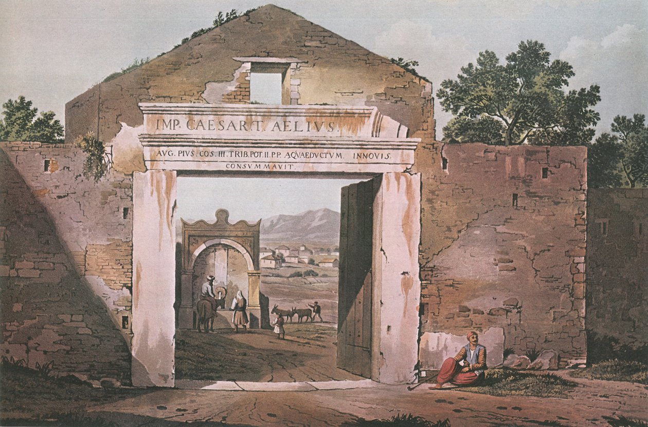 Sisäänkäynti Ateenaan tekijältä Edward Dodwell